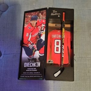 Tim Hortons Alex Ovechkin Collectible Mini Stick Set